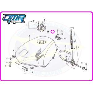 新品】 スタッドボルト（シリンダーヘッド） NSR250R MC21 MC28 : DMR