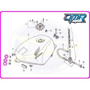 【新品】 フロントタンクラバーセット MC21 MC28 96001-0602500 17245-1...