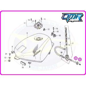 【新品】 フューエルコックレバー ビス　NSR250R MC21 MC28 16963-KY6-00...