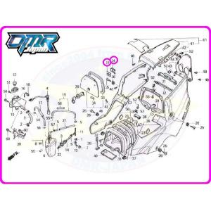 【新品】 クリップ＆プレート (キーシリンダー/シートカウル/小物入れ) NSR250R MC21 MC28｜dmr-japan