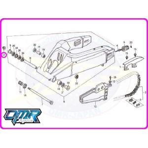 DMRーJAPAN マフラーガスケット [2個入り] NSR250R MC16 MC18 MC21