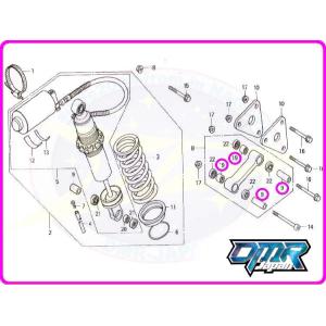 新品】 ドレインボルト ワッシャー (シリンダー部) NSR250R MC18 MC21