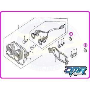 【新品】 クリップナット (テールランプ) NSR250R MC21 MC28