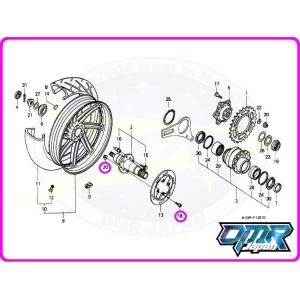 ホンダ　NSR250R MC21.28 乾式クラッチ　パーツセット ホンダ（HONDA） NSR250R SP/SE MC21 MC28 乾式クラッチセンター 純正