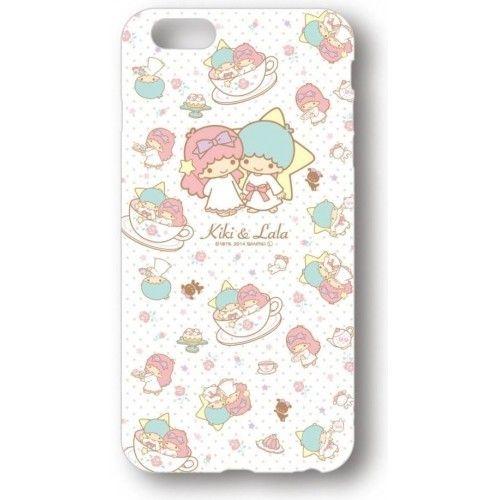 【メール便対応】【キキ&amp;ララ×ケアベア】iPhone6PlusキャラクターソフトジャケットSAN-3...