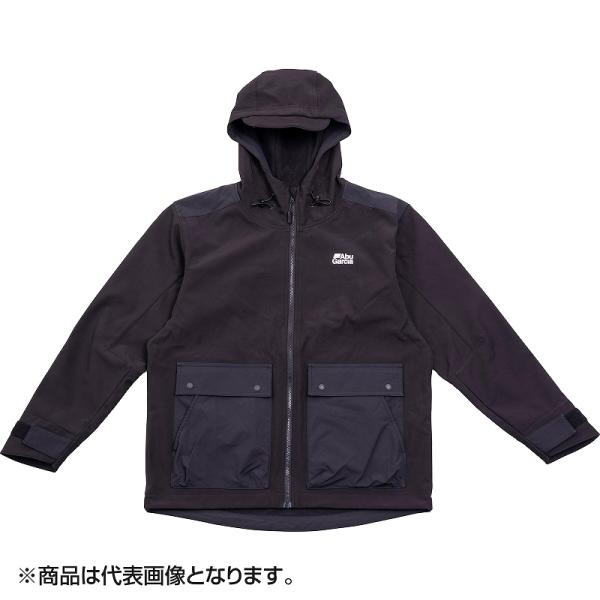 アブガルシア(Abu Garcia) ウィンドプルーフソフトシェルジャケット XL BLK Wind...