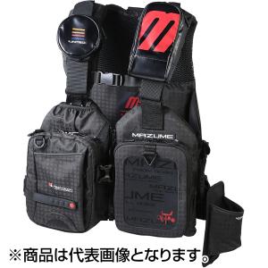 マズメ(mazume) レッドムーンライフジャケット ロックショアスペシャル3 フリー ブラック MZLJ-829