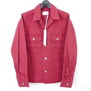 17SS The Letters ザ レターズ Military Ventile Jacket ベンタイル コットン ミリタリー ジャケット ブルゾン RED M｜dndiversion