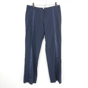 Neil Barrett ニール バレット WOMEN TROUSER レディース ボトムス トラウザー ウール ラインパンツ NAVY 40｜dndiversion