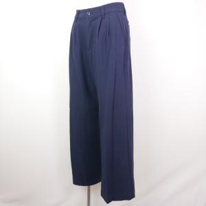 Dickies ディッキーズ レディース ボトムス TRストレッチタック入り ワイドパンツ  NAVY 27｜dndiversion