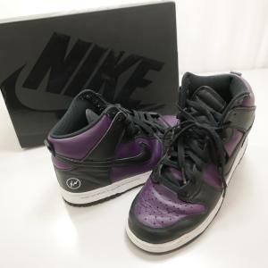 NIKE FRAGMENT DESIGN ナイキ フラグメントデザイン スニーカー靴 DUNK HI / F CITY PACK BEIJING  ダンクハイ 北京WINE/BLACK-WHITE  27cm｜dndiversion