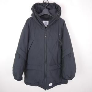 18AW WTAPS ダブルタップス BLITZ JACKE. NYPO. TAFFETA メンズ アウター ナイロン タフタ 中綿ジャケット BLACK X 02 182TQDT-JKM01｜dndiversion