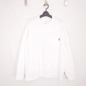 THE NORTH FACE ザ ノース フェイス L/S Airy Relax Tee メンズ トップス 長袖 Tシャツ カットソー無地 ロンT 白WHITE XL NT11967｜dndiversion