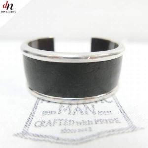 FANTASTIC MAN BANGLE 324 レザー コンビ バングル シルバー