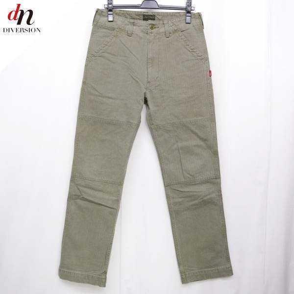 12AW 12FW WTAPS ダブルタップス BUDS TROUSERS ユーズド加工 ヘリンボー...