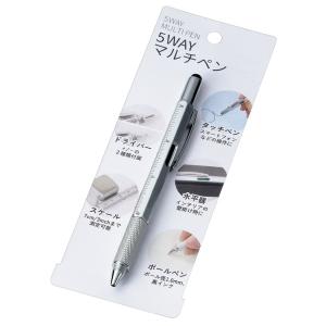 5WAYマルチペン　/ステーショナリー/事務用品/文具/景品/粗品/ノベルティ　★ロット割れ不可　10個単位でご注文願います　240個単位で送料無料