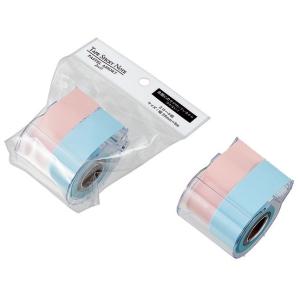 テープふせん紙25mm×5m（パステル）2ロール　/ステーショナリー/事務用品/文具　★ロット割れ不可　120個単位でご注文願います　240個単位で送料無料