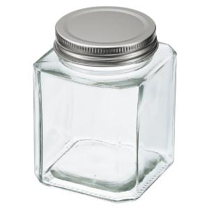 保存容器 240ml ラウンド スタッカブル ガラスジャー （ ガラス 密閉