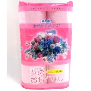 バンビーナ 華のおもてなし12ロール　/トイレットペーパー/トイレットロール/衛生/景品/粗品/販促/プレゼント　★ロット割れ不可　8個単位でご注文願います