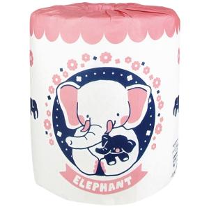 アニマルシリーズ1ロール ゾウ　/おもしろ/動物/トイレットペーパー/トイレットロール/景品/粗品/販促品　★ロット割れ不可　100個単位でご注文願います