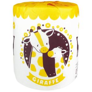 アニマルシリーズ1ロール キリン　/おもしろ/動物/トイレットペーパー/トイレットロール/景品/粗品/販促品　★ロット割れ不可　100個単位でご注文願います