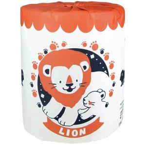 アニマルシリーズ1ロール ライオン　/おもしろ/動物/トイレットペーパー/トイレットロール/景品/粗品/販促品　★ロット割れ不可　100個単位でご注文願います