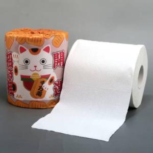 開運招き猫1ロール /トイレットペーパー/トイ...の詳細画像1