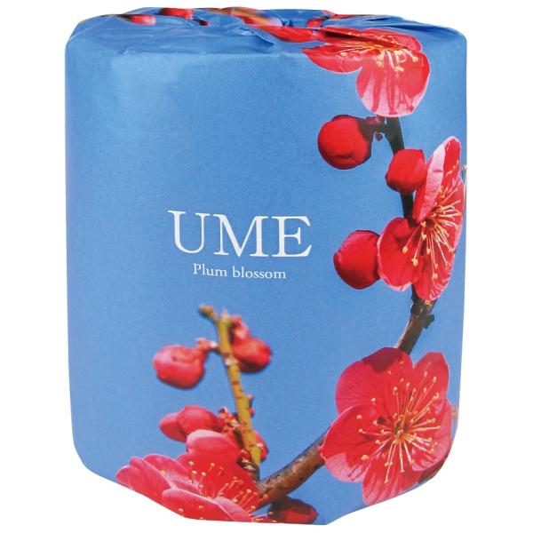 梅の花1ロール　★ロット割れ不可　100個単位でご注文願います　　/挨拶/おもしろ/新春/トイレット...