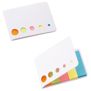 カバー付ふせんメモ　/ステーショナリー/付箋/文房具/景品/粗品/プレゼント　★ロット割れ不可　250個以上でご注文願います　960個以上で送料無料