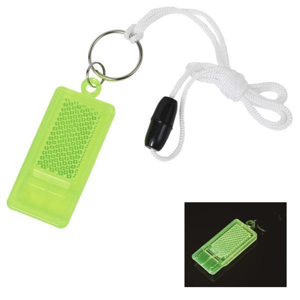 反射板付ホイッスル　/緊急/携帯/非常用/笛/ホイッスル/防犯/レスキュー　★200個セット