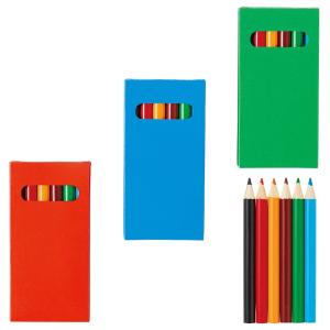 プチ色鉛筆6本入 ステーショナリー/付箋/文房具...の商品画像