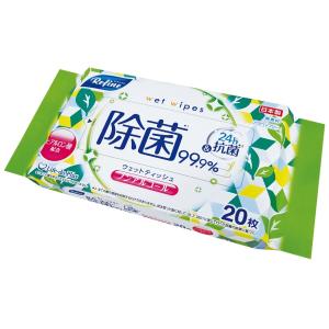 リファイン 大判ウェットティッシュ20枚 ノンア...の商品画像