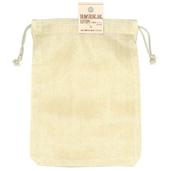 巾着袋 コットン（マチ付き）　/ケース/収納/ファッション/景品/粗品/販促品/プレゼント　★ロット...