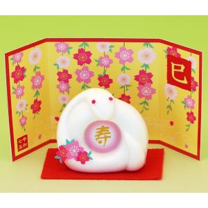 初春石鹸 卯　ロット割れ不可　100個単位でご注文願います　　/挨拶/干支/景品/石けん/石鹸/粗品/来福/初春/販促/プレゼント