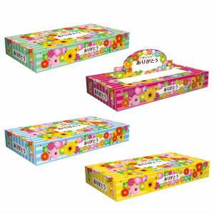 ありがとうBOXティッシュ40W　景品/最安/消耗品/ティッシュ/BOXティッシュ　★ロット割れ不可　300個単位でご注文願います
