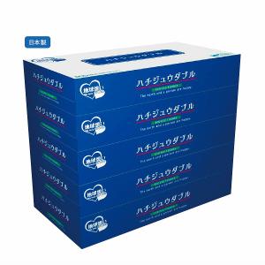 ハチジュウダブル BOXティッシュ80W3P /衛生/景品/粗品/ノベルティ