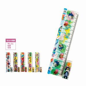 キャラクター文具3点セット　/キャラクター/縁日/お祭り/景品/おもちゃ/子ども　★400個単位で送料無料（北海道・沖縄・離島は別途）