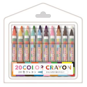 20色クレヨン /くれよん/クレヨン/事務/スケ...の商品画像