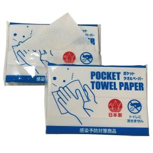ポケットタオルペーパー10枚 /衛生/清掃/掃除...の商品画像