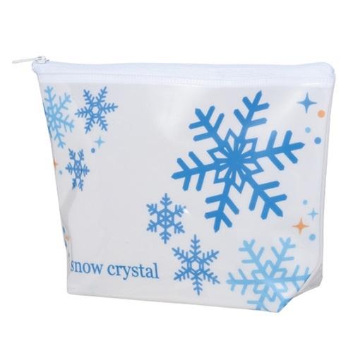 スノークリスタル クリアポーチ　★ロット割れ不可　120個以上でご注文願います　　/干支/縁起/開運...