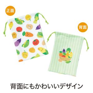 野菜さん 巾着袋 /景品/粗品/ノベルティ/販...の詳細画像1
