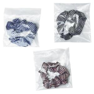 ストライプ柄 シュシュ ★ロット割れ不可 30...の詳細画像1