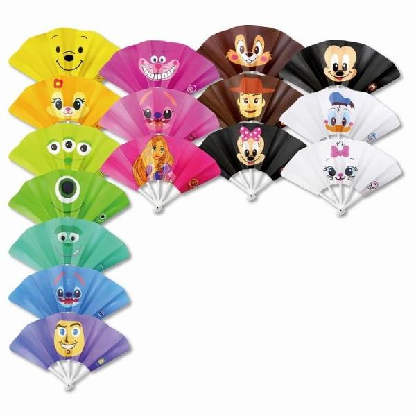 みんなのキャラクター　顔柄プラ扇子　★ロット割れ不可　256個単位でご注文願います　