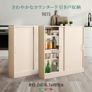 さわやかなカウンター下引き戸収納9015｜dnf-store