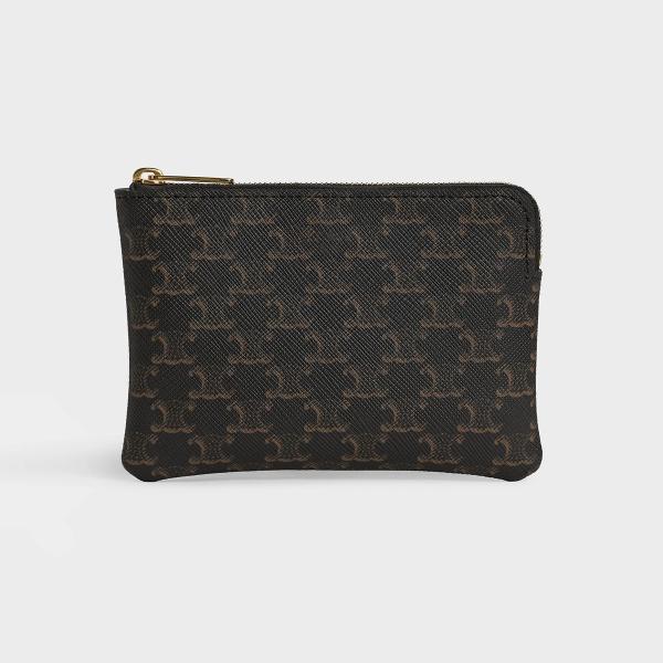 セリーヌ CELINE フック付きコイン ＆ カードポーチ 10C662BTA.38NO トリオンフ...