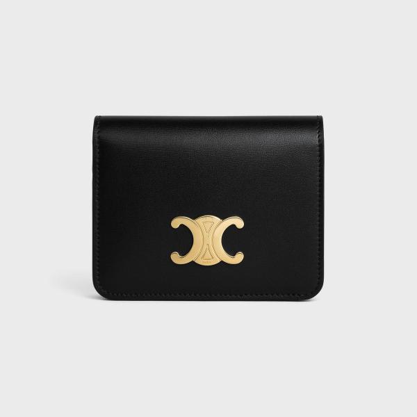 セリーヌ CELINE コンパクトウォレット トリオンフ 10K623DPV.38NO シャイニーカ...