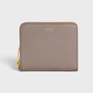 セリーヌ CELINE スモール ジップウォレット エッセンシャル 10L203BEL.10BL グレインドカーフスキン ぺブル ギフトラッピング付き