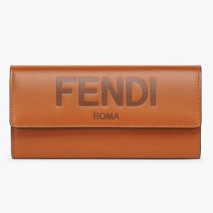 フェンディ FENDI FENDI ROMAコンチネンタル財布 8M0251AAYZF0QVK ブラウンレザー 財布｜dnfal