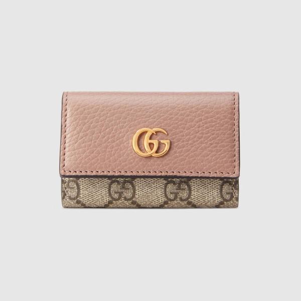 グッチ GUCCI〔GGマーモント〕レザー キーケース 456118 17WAG 5788 ダスティ...