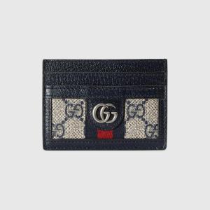 グッチ GUCCI 〔オフィディア〕GG カードケース 523159 96IWN 4076 ベージュ＆ブルー GGスプリーム キャンバス｜dnfal